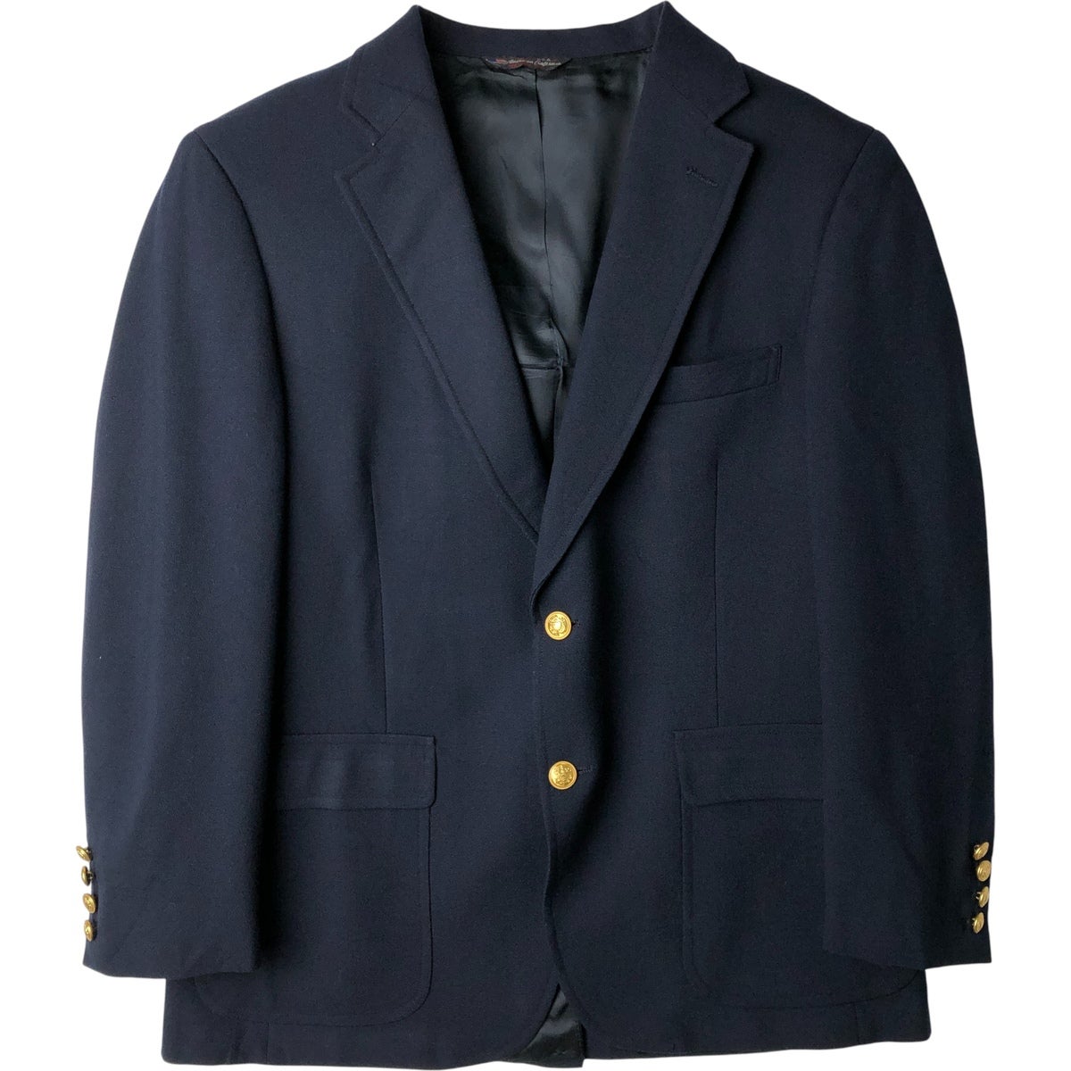 古着 ジバンシィ Givenchy MONSIEUR 紺ブレザー テーラードジャケット