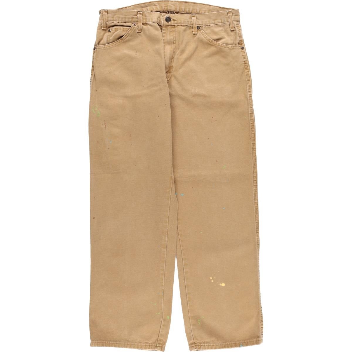 古着 ディッキーズ Dickies ダックペインターパンツ メンズw34相当