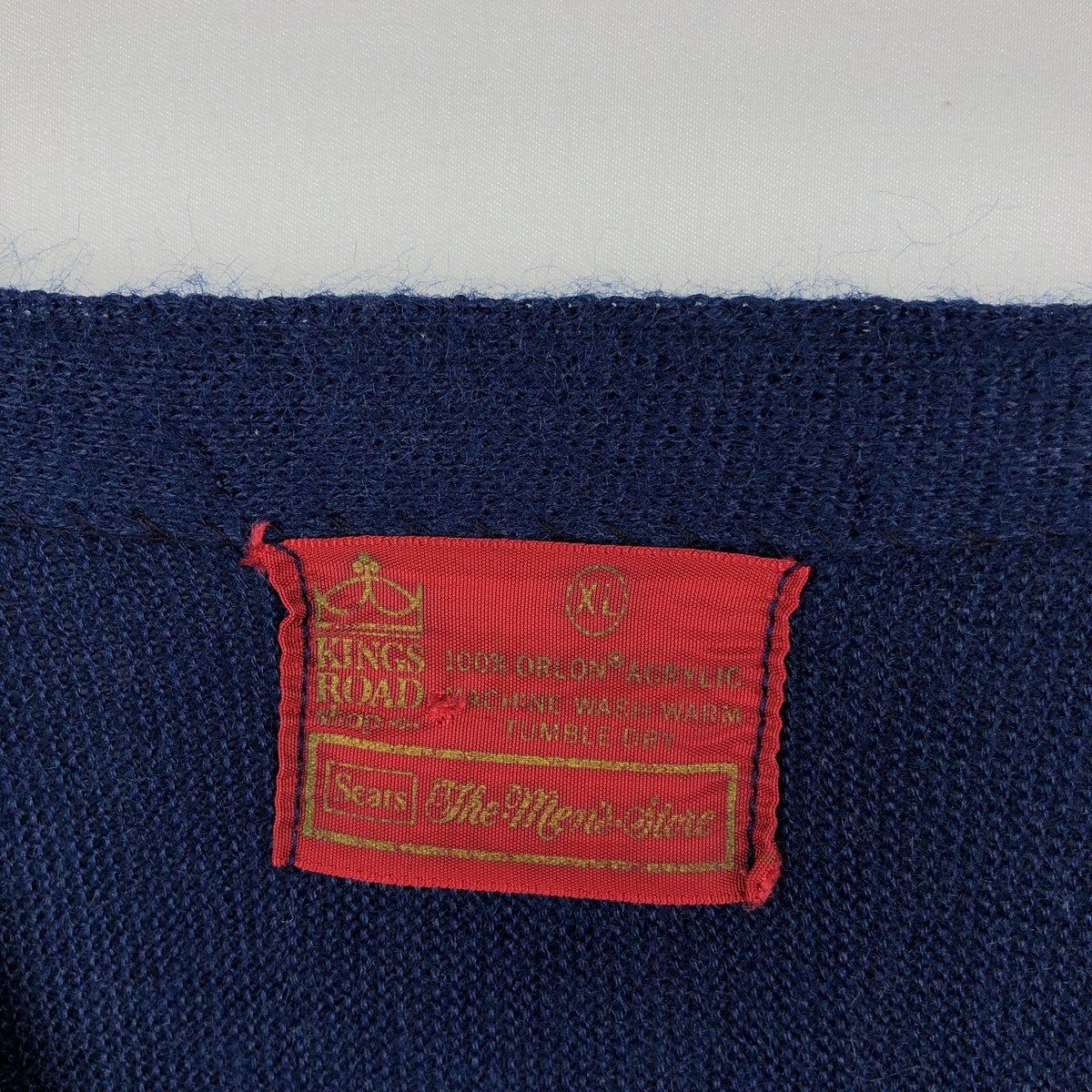 古着 70年代 シアーズ Sears Kings Road アクリルニットカーディガン
