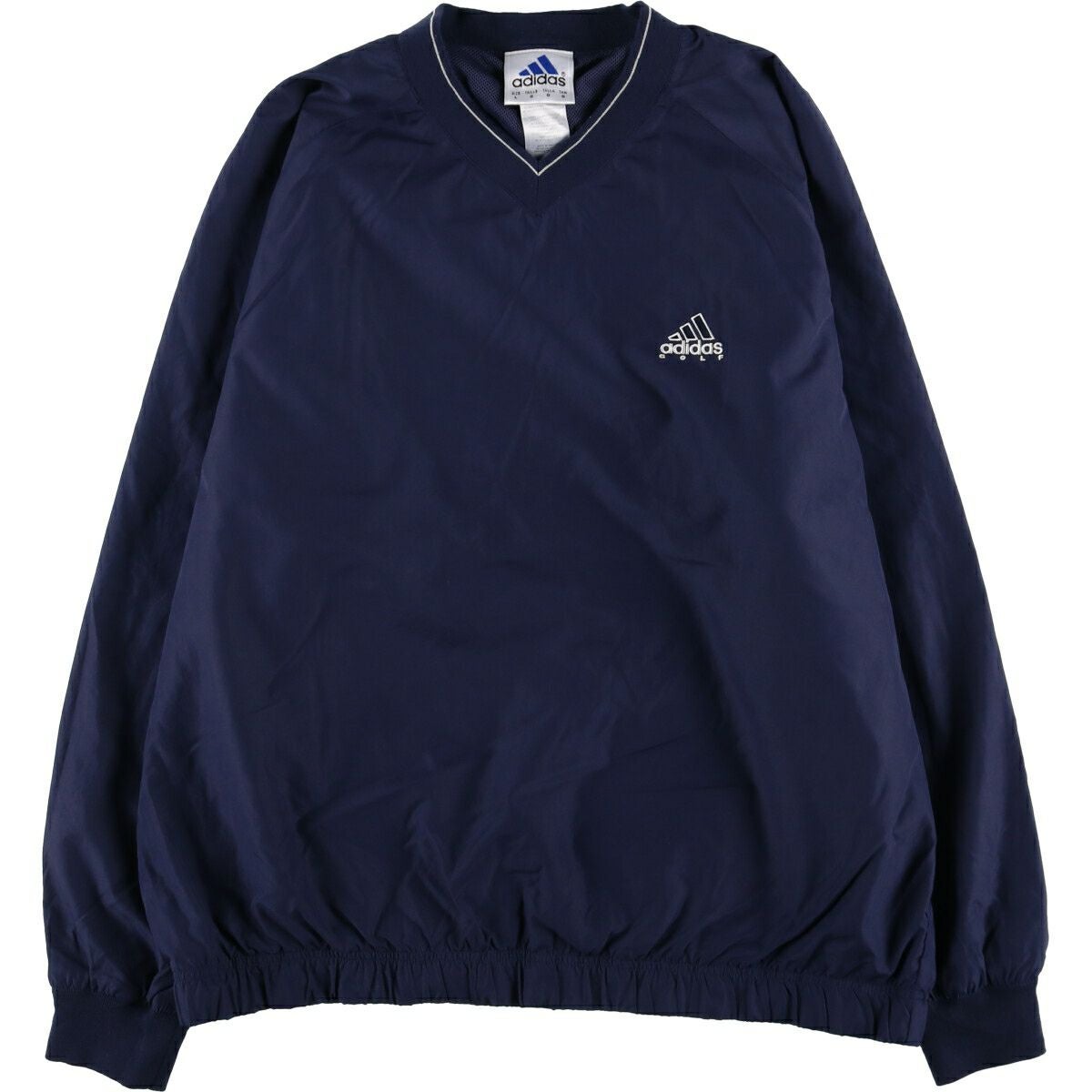 古着 80～90年代 アディダス adidas ストライプ柄 Vネック サッカー