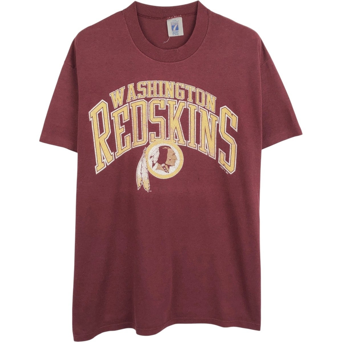 REDSKINS(ワシントンレッドスキン) フットボールシャツ 古着 90年代 ロゴセブン LOGO 7 NFL WASHINGTON REDSKINS ワシントン
