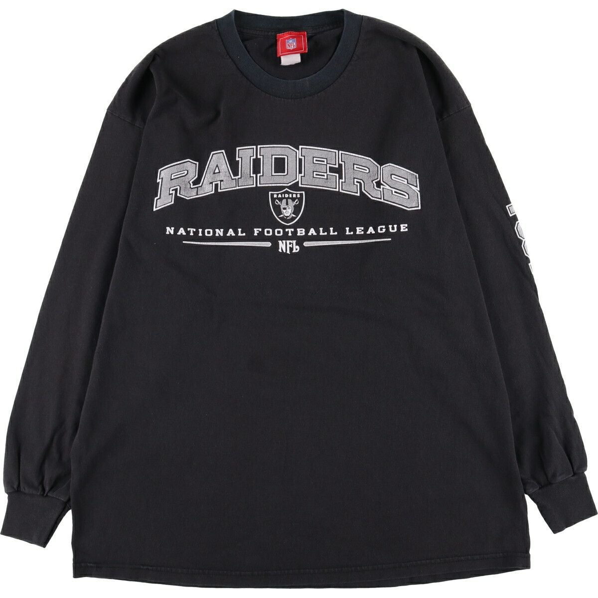 古着 NFL LAS VEGAS RAIDERS ラスベガスレイダース ロングTシャツ ロン