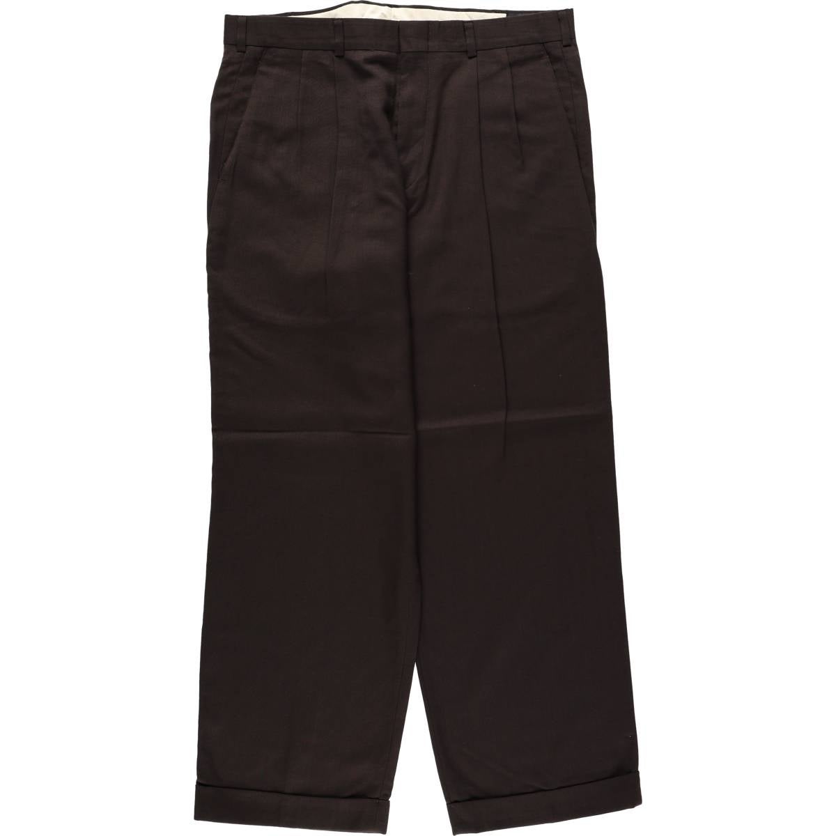 古着 00年代 ドッカーズ DOCKERS ツータック リネンパンツ スラックス