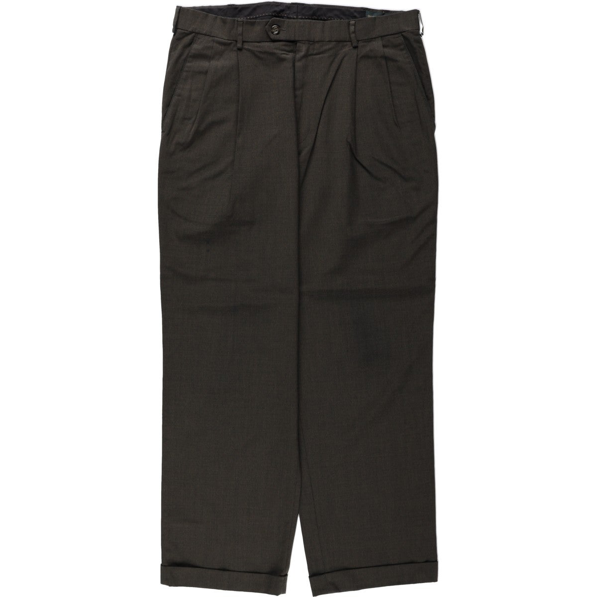 古着 00年代 ドッカーズ DOCKERS PREMIUM ツータック ポリ×ウール