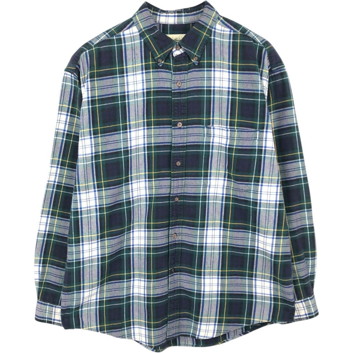 古着 エディーバウアー Eddie Bauer 長袖 ボタンダウン ライトネル