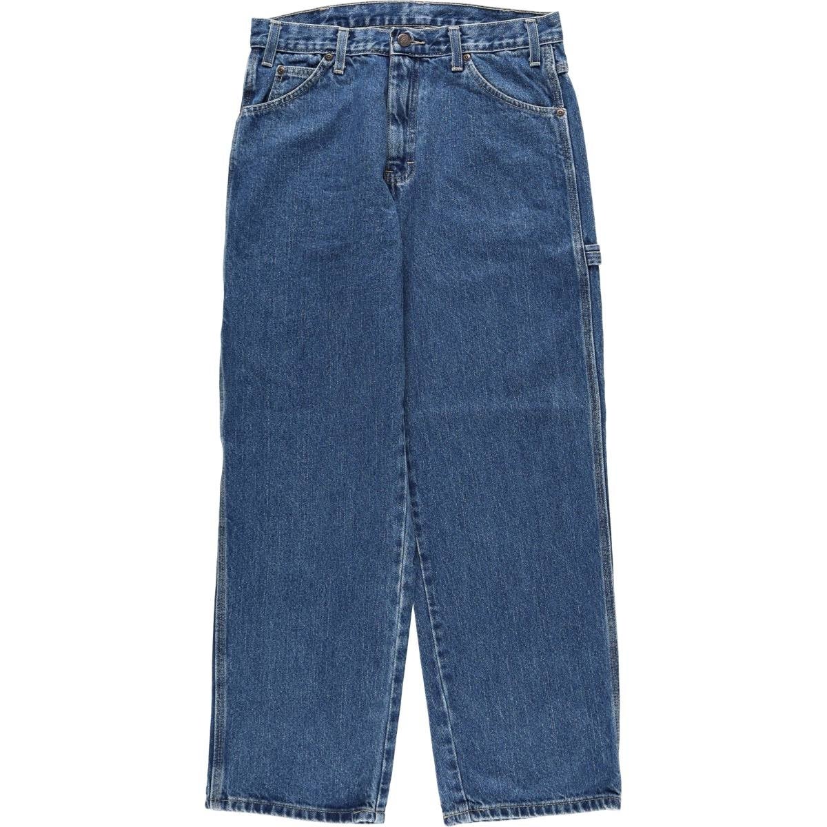 古着 濃紺 ディッキーズ Dickies デニムペインターパンツ メンズw31