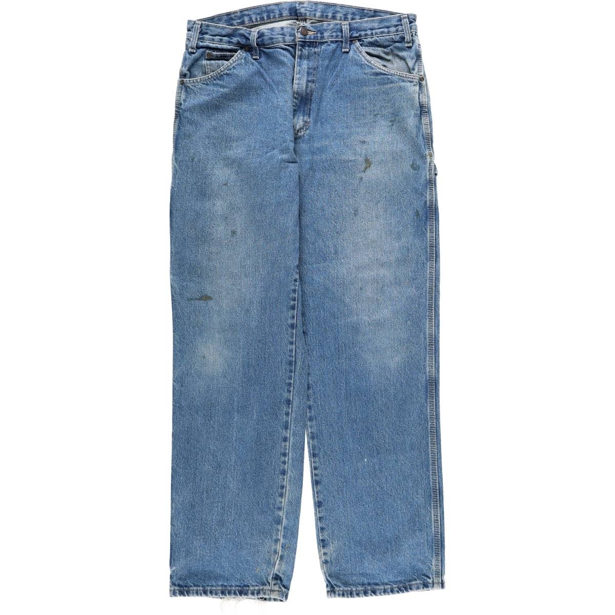 古着 ディッキーズ Dickies デニムペインターパンツ メンズw39相当/eaa664131 古着 ディッキーズ Dickies デニムペインターパンツ メンズw35相当