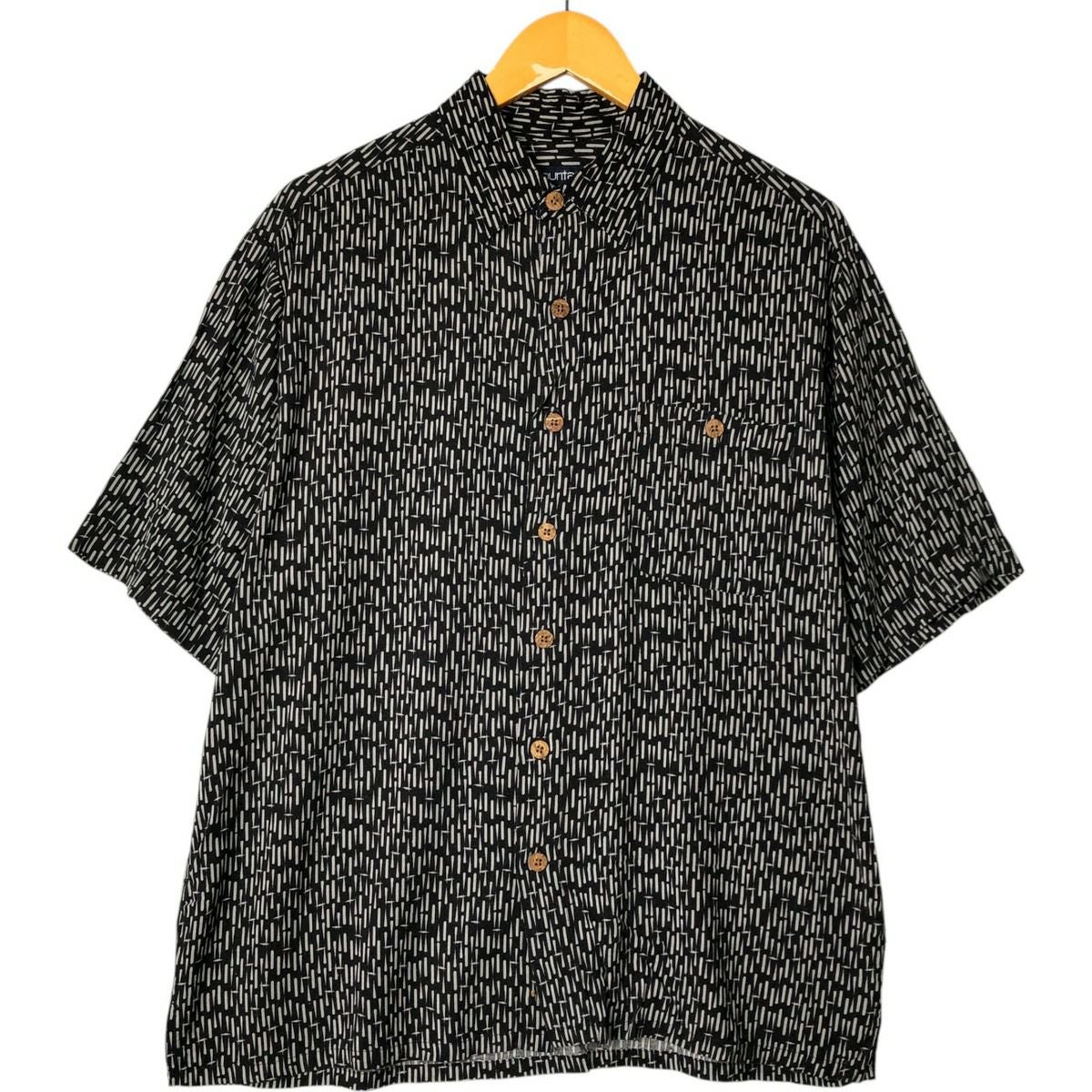古着 90年代 ピューリタン PURITAN 総柄 半袖 レーヨンシャツ ボックス