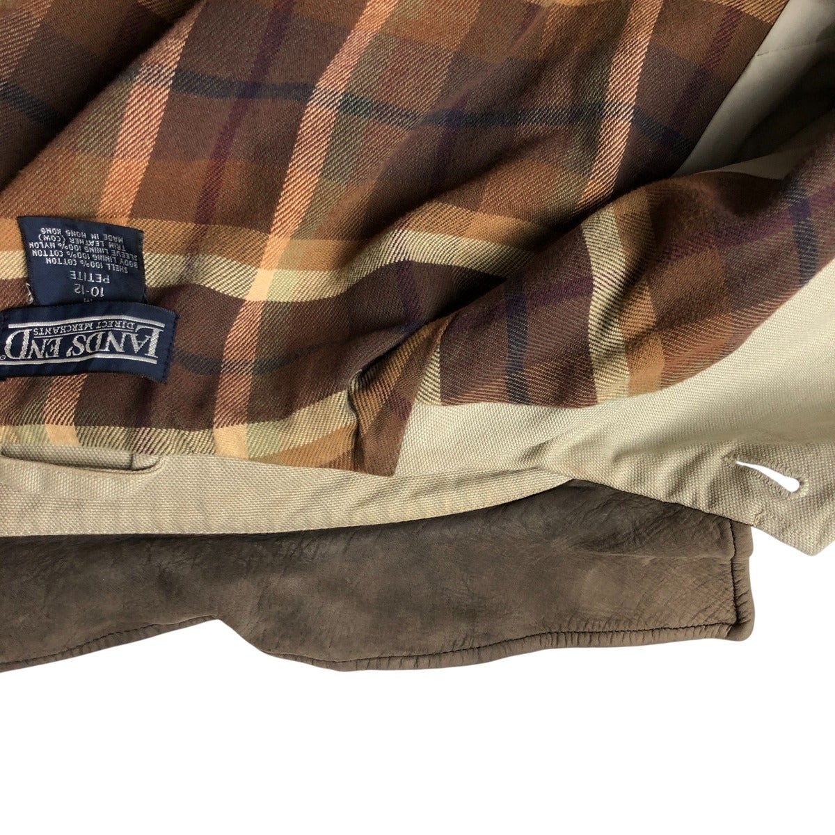 古着 80～90年代 ランズエンド LANDS END カバーオール レディースM