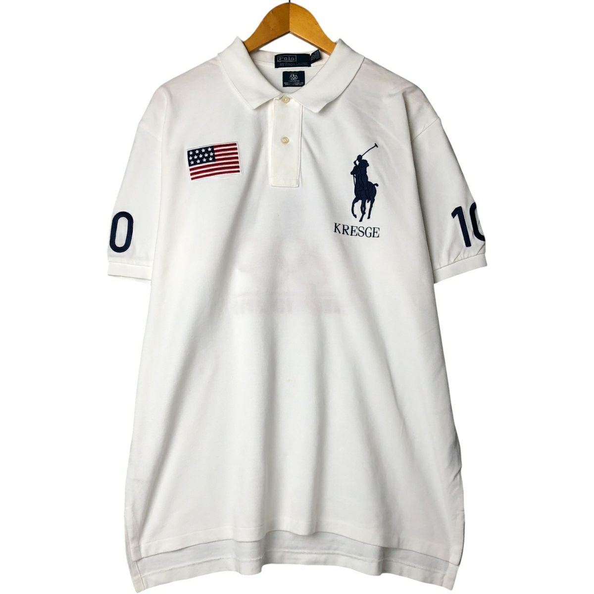 【古着】PolobyRalphLaurenビッグポニー3 半袖ポロシャツ茶×白L 古着】PolobyRalphLaurenビッグポニーバナーストライプポロ白 M - メルカリ