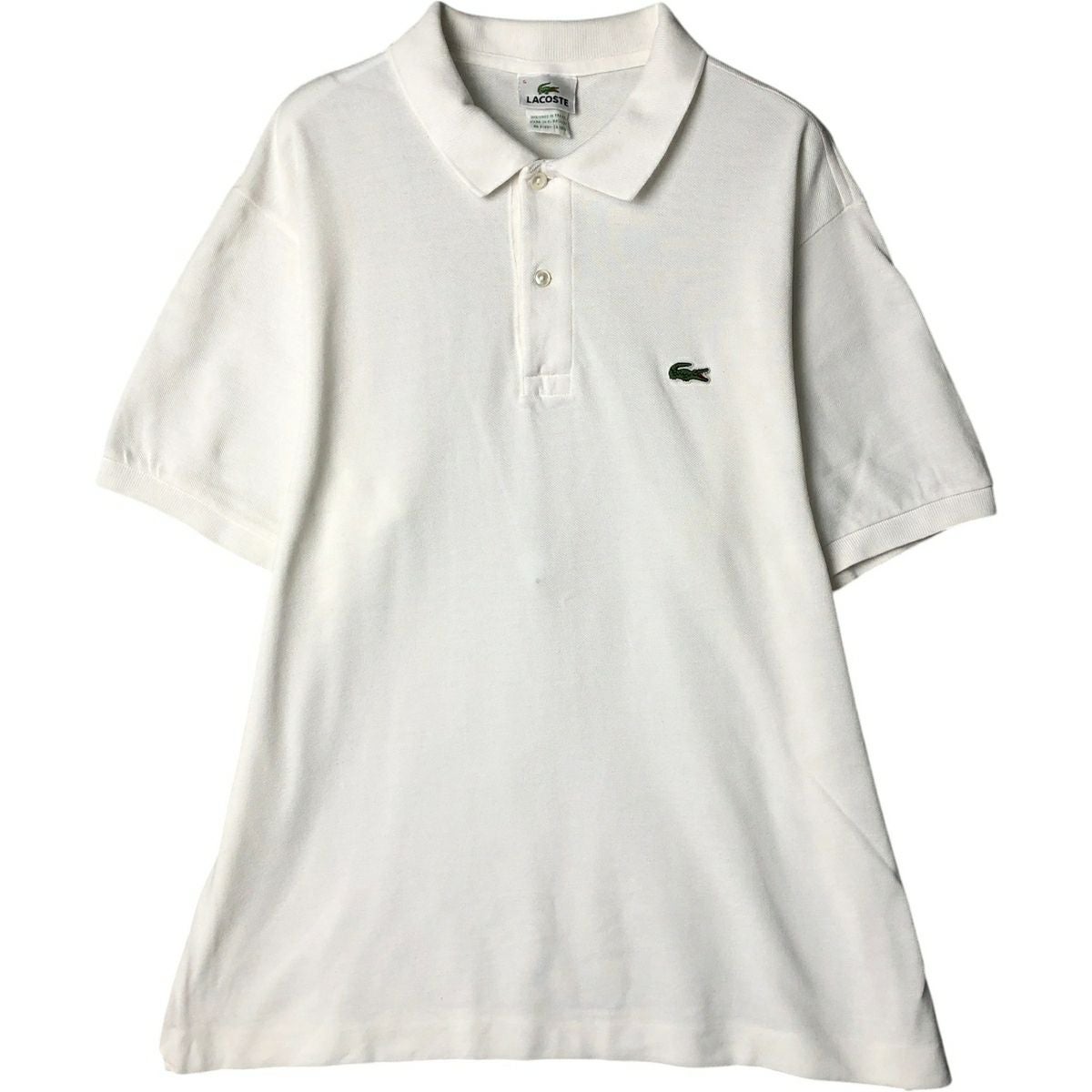 古着 ラコステ LACOSTE フランス企画 半袖 ポロシャツ 5 メンズL相当