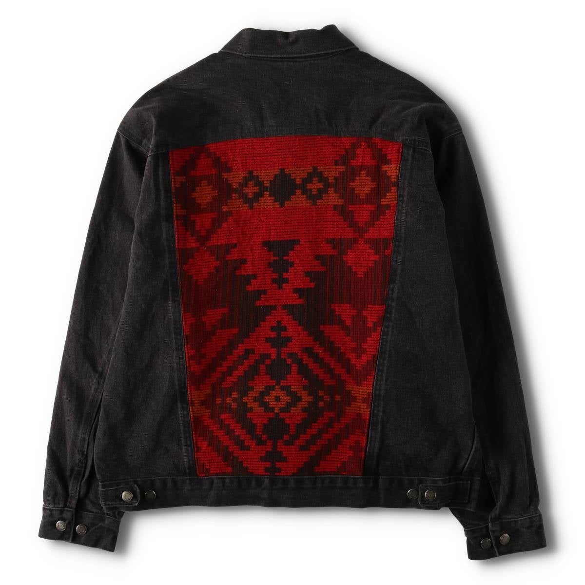 古着 90年代 ウールリッチ WOOLRICH ネイティブ柄 デニムジャケット