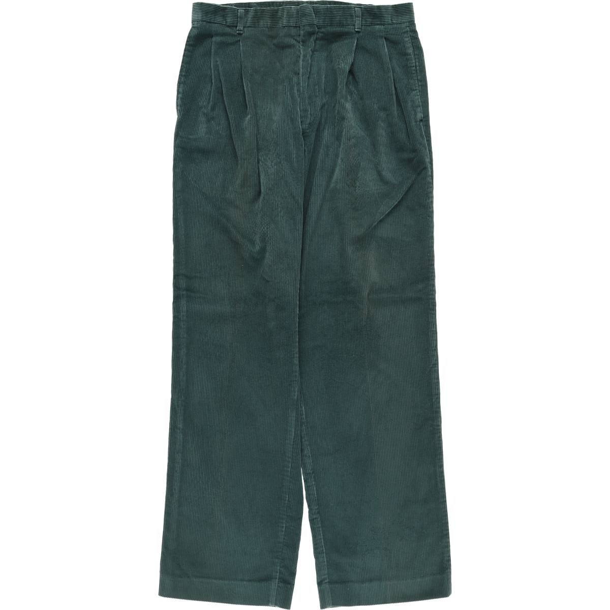 古着 JOSEPH ABBOUD ツータック コーデュロイパンツ メンズw31相当