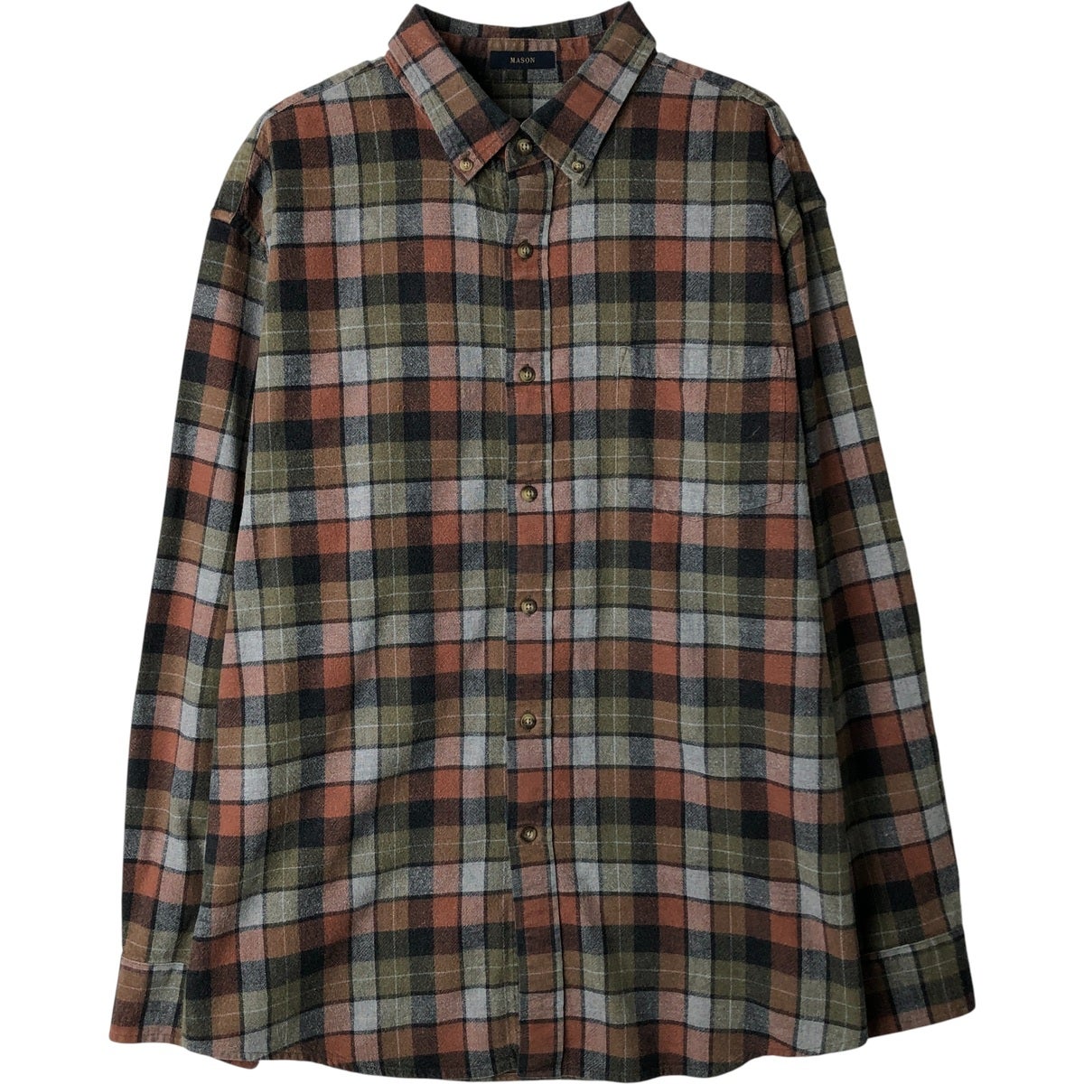 古着 ペンドルトン PENDLETON MASON 長袖 ボタンダウン ライトネル