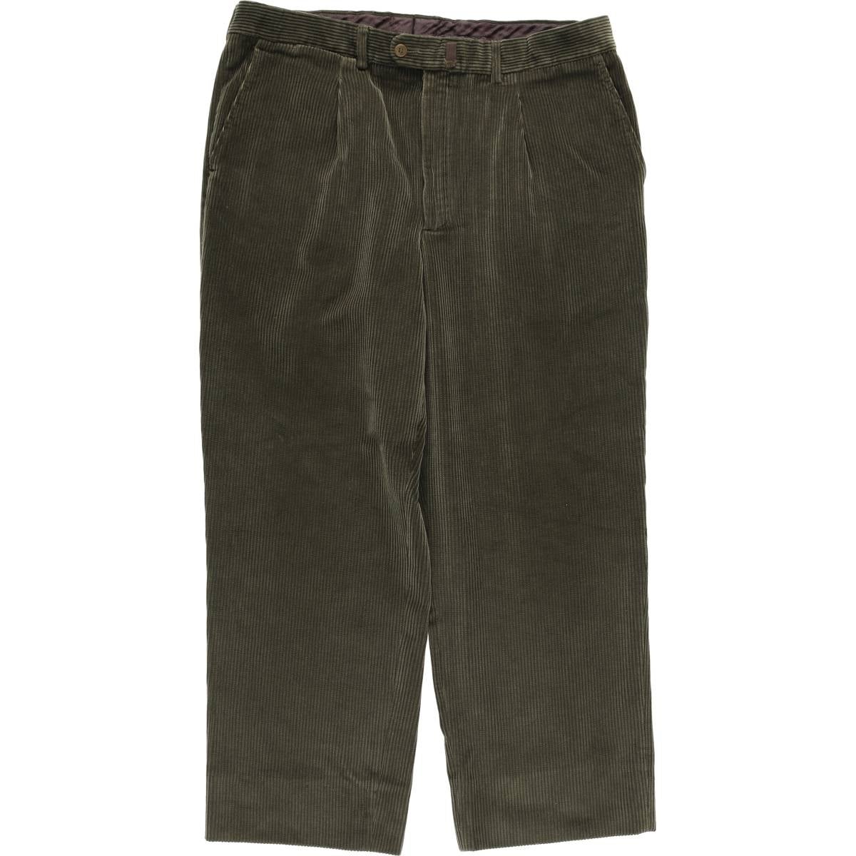 古着 バブアー Barbour ワンタック コーデュロイパンツ メンズw36相当