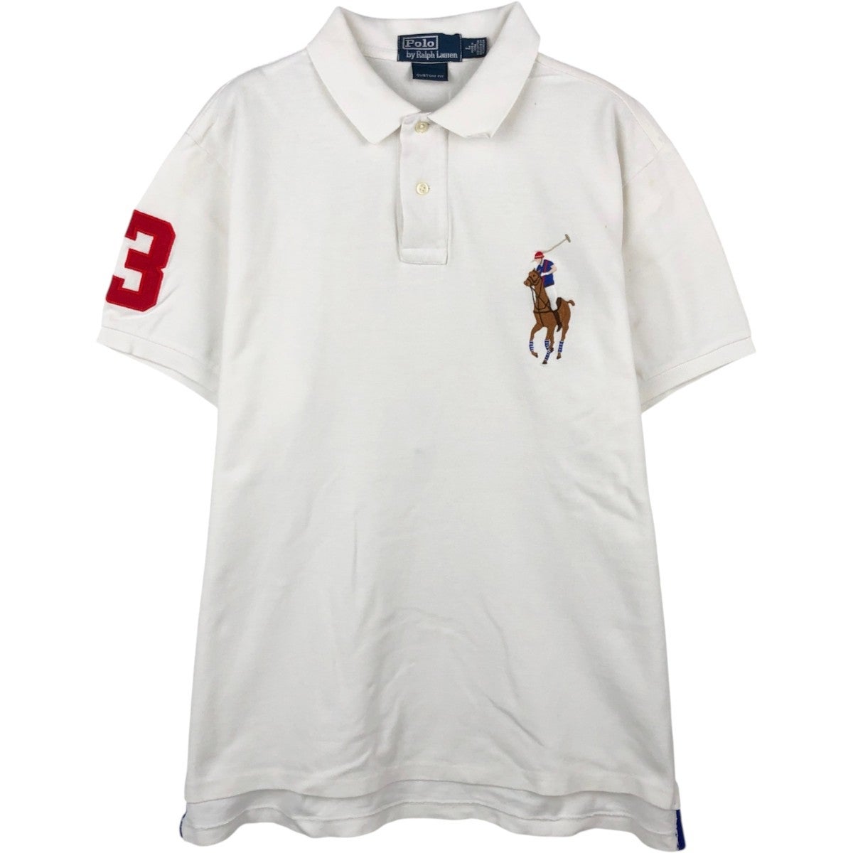 POLO RALPH LAUREN 半袖ポロシャツLサイズ ビッグポニー USA 古着 ラルフローレン Ralph Lauren POLO by Ralph Lauren CUSTOM FIT
