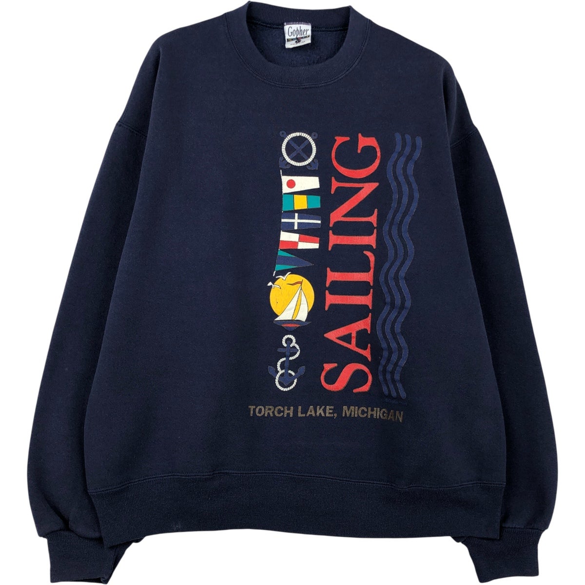 古着 80年代 Sportswear プリントスウェットシャツ トレーナー USA製