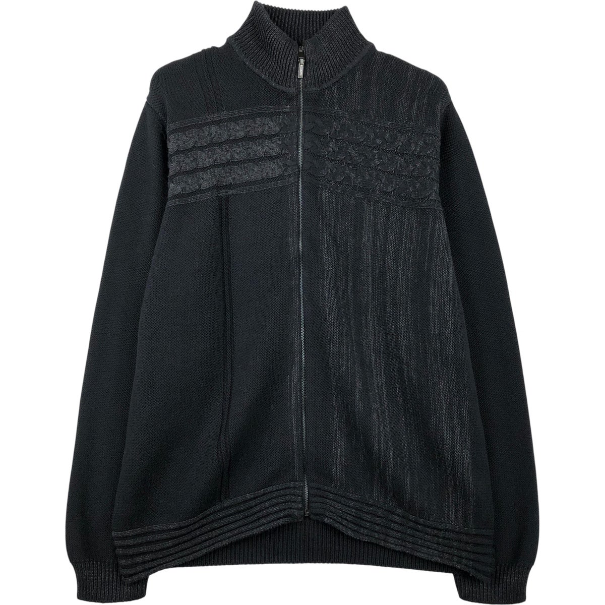 古着 カルバンクライン Calvin klein ストライプ柄 ウールテーラード