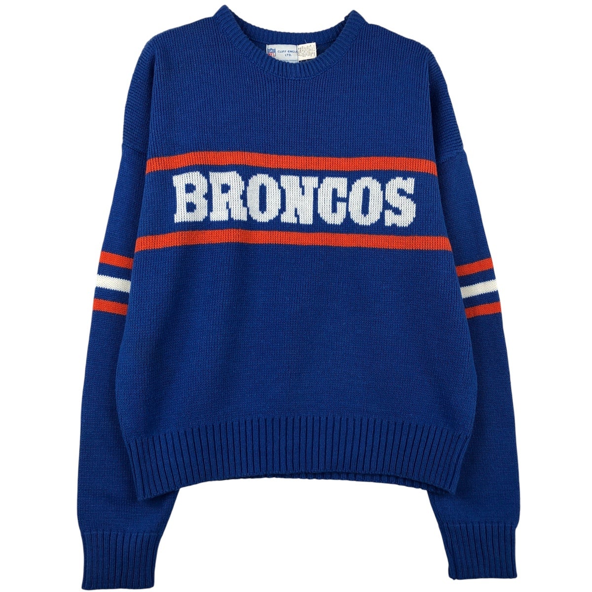 古着 90年代 SPORT NFL DENVER BRONCOS デンバーブロンコス Vネック 五