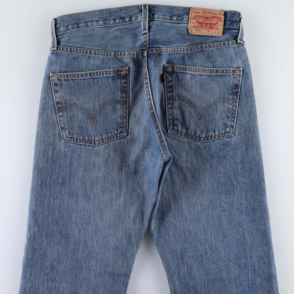 古着 00年代 リーバイス Levis 501 ストレートデニムパンツ メンズw32