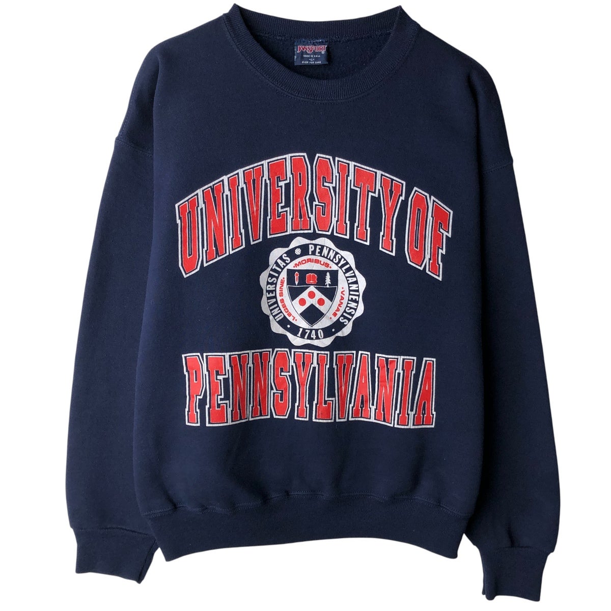 古着 90年代 ジャンスポーツ JANSPORT PENN ペンシルベニア大学 3連プリント カレッジスウェットシャツ トレーナー USA製 メンズL相当 ヴィンテージ/eaa612917 古着 90年代 ジャンスポーツ JANSPORT PENN ペンシルベニア大学 3連