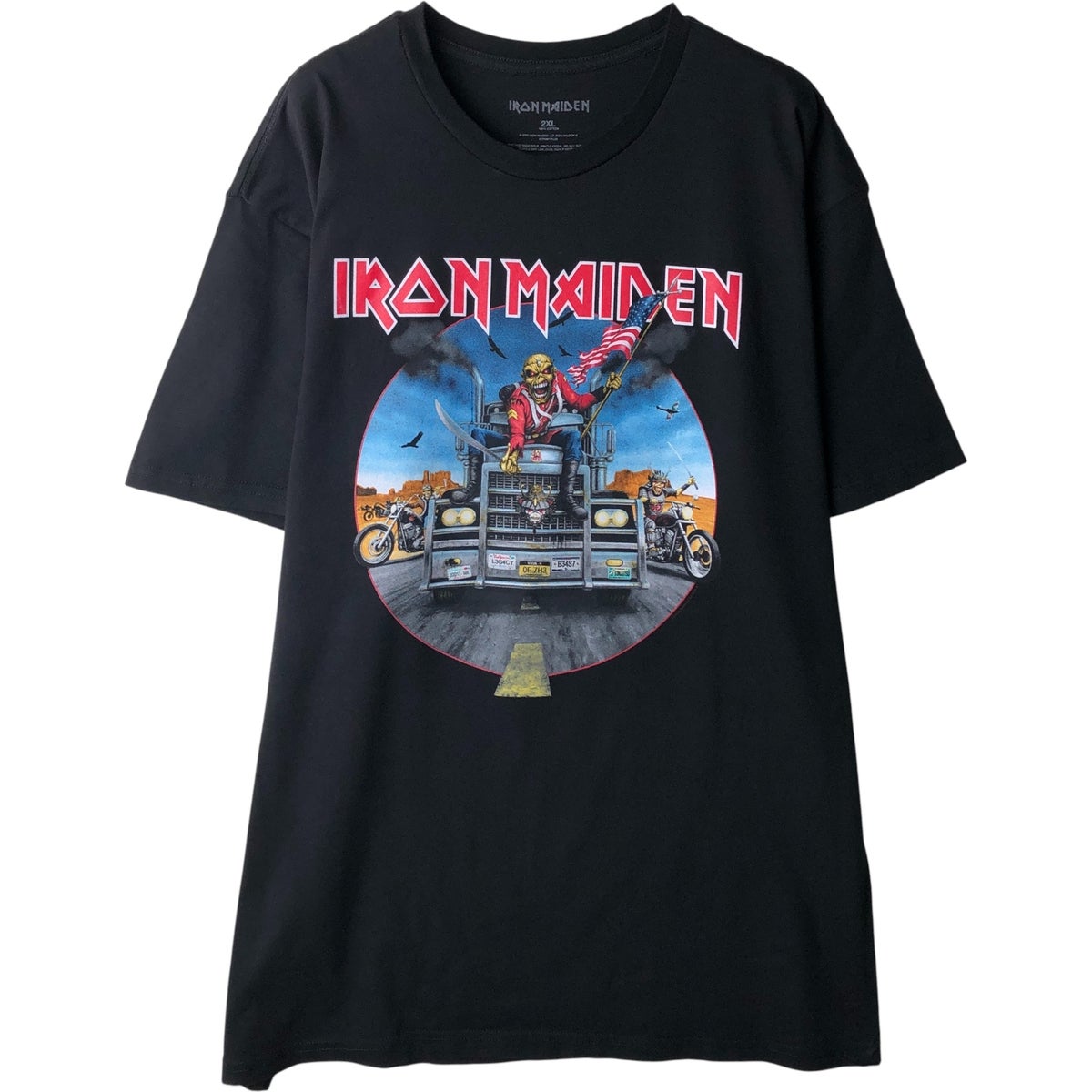 古着 グローバル global IRON MAIDEN アイアンメイデン バンドTシャツ