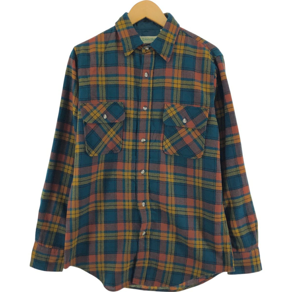 古着 セントジョンズベイ ST. JOHNS BAY オンブレチェック 長袖