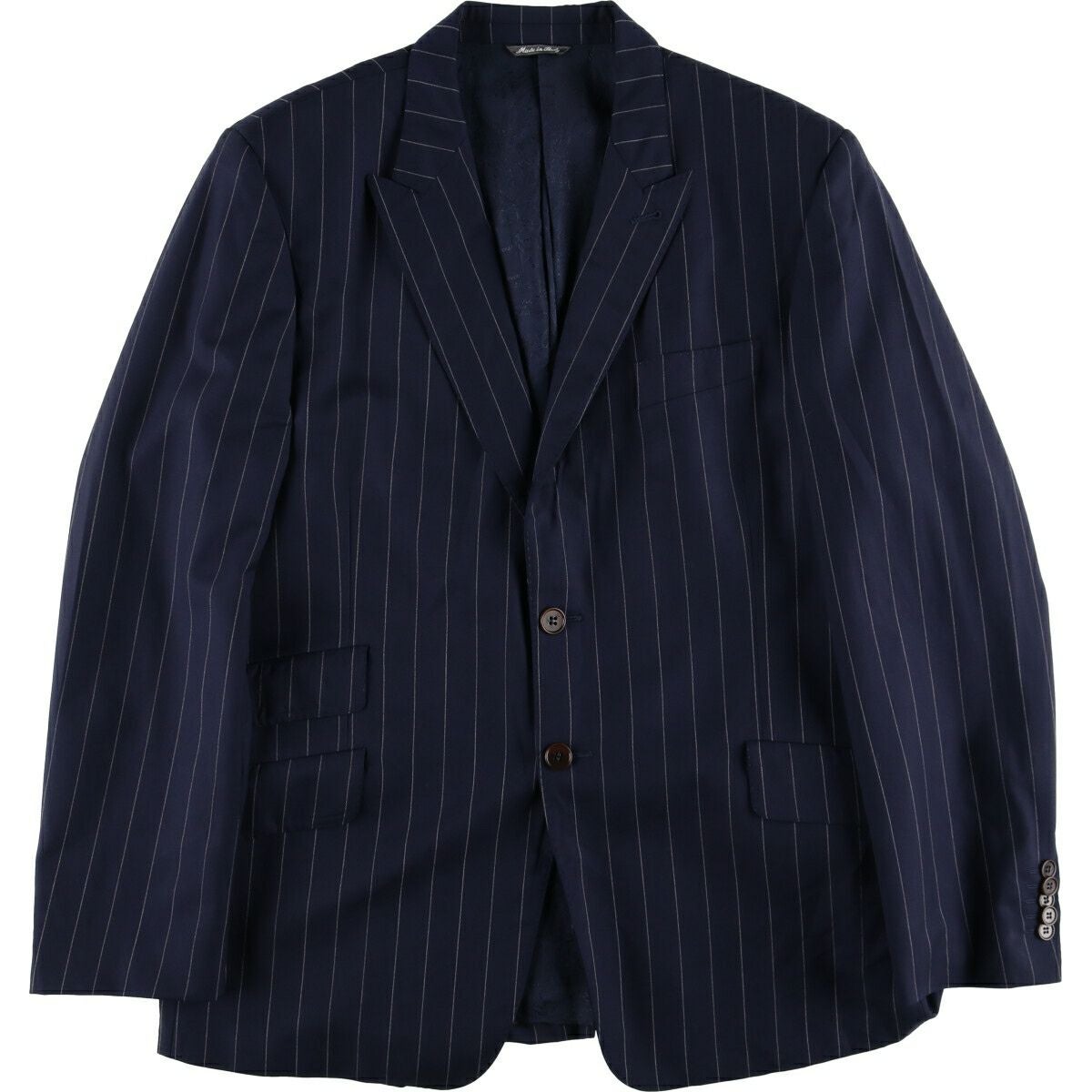 古着 ポールスミス Paul Smith ストライプ柄 ウールテーラード