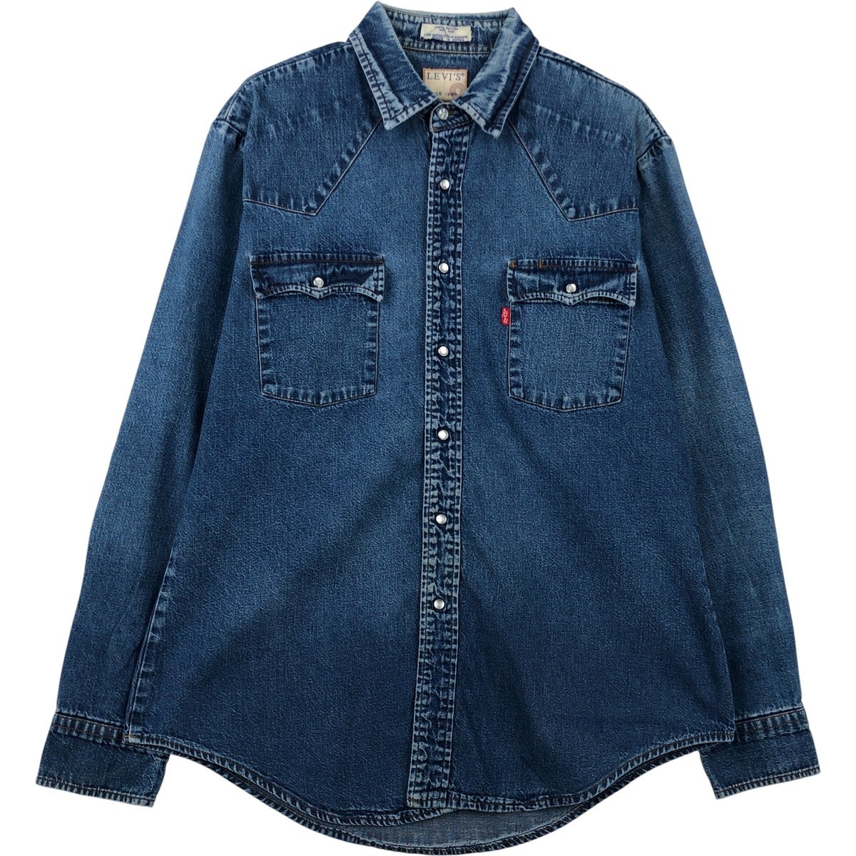 古着 80～90年代 リーバイス Levis 長袖 デニムウエスタンシャツ