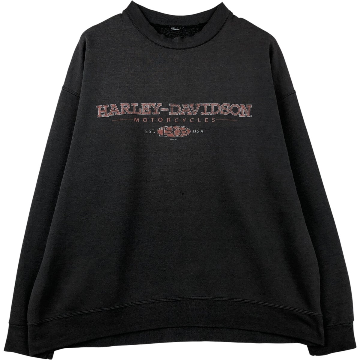 古着 ハーレーダビッドソン Harley-Davidson ドクロ柄 スカル柄 鷲柄