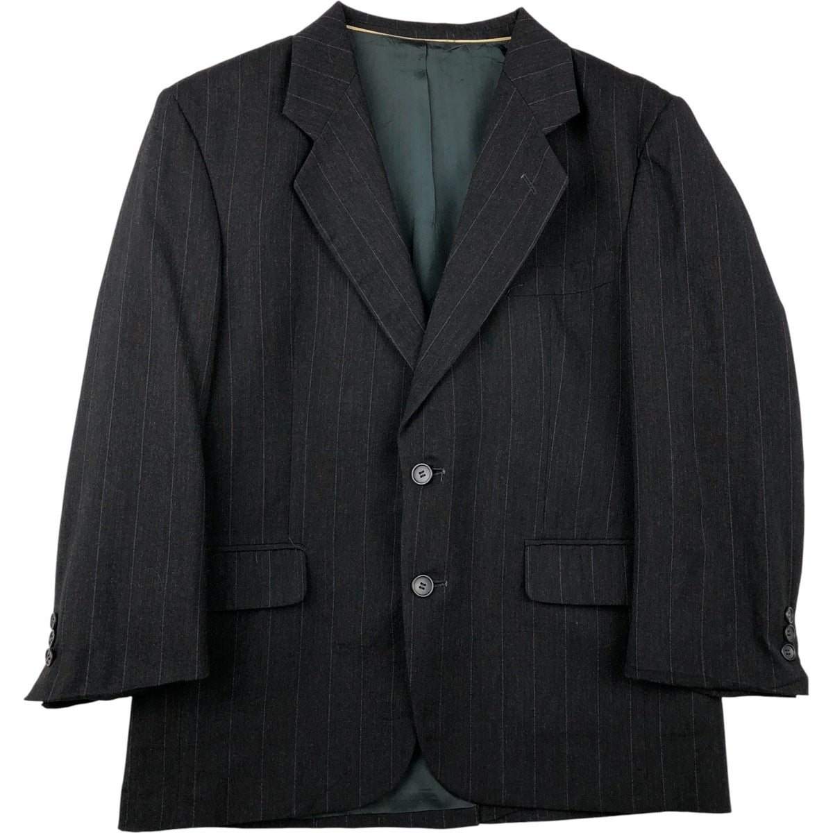 古着 campus concept z ストライプ柄 ピークドラペル テーラード