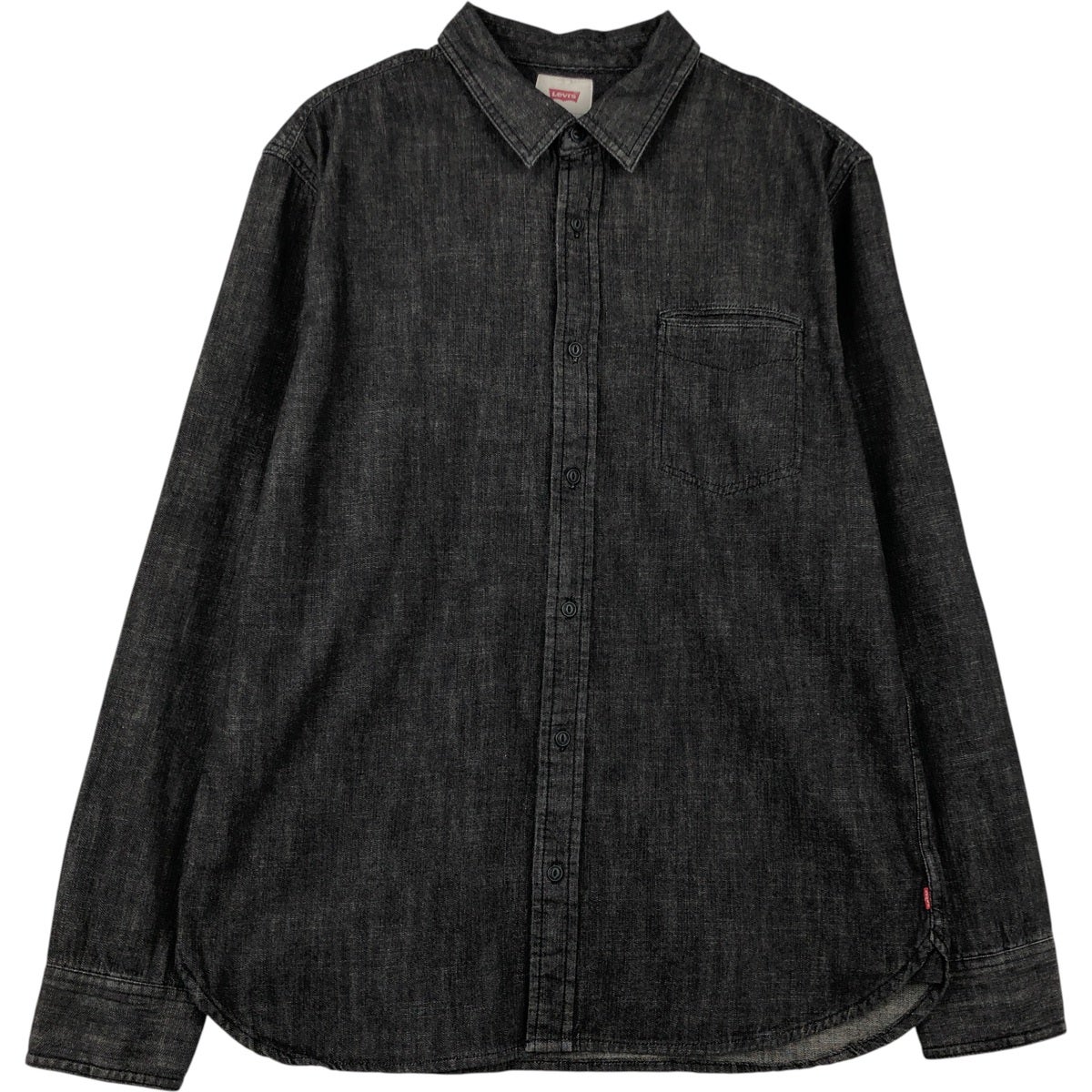 古着 リーバイス Levis ブラックデニムボアジャケット メンズM相当