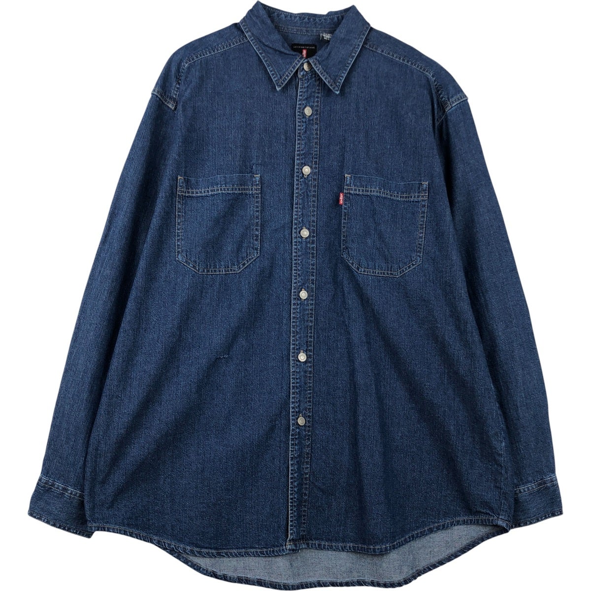 古着 90年代 リーバイス Levis オレンジタブ 長袖 デニムシャツ メンズ