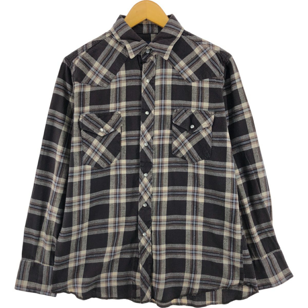 古着 ラングラー Wrangler 半袖 デニムシャツ メンズM相当 /eaa562044