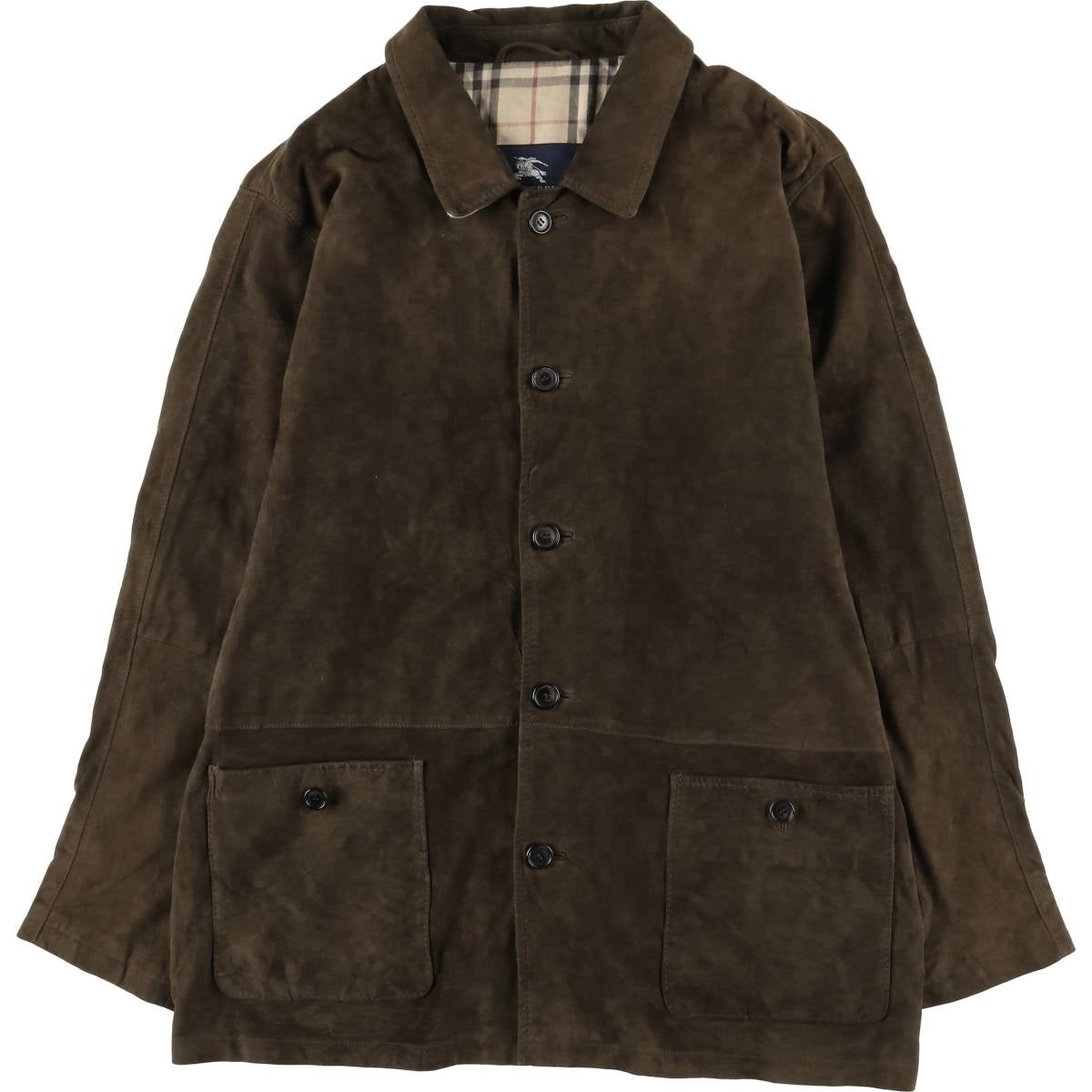 古着 バーバリー Burberrys BURBERRY LONDON ベロアレザー スエード
