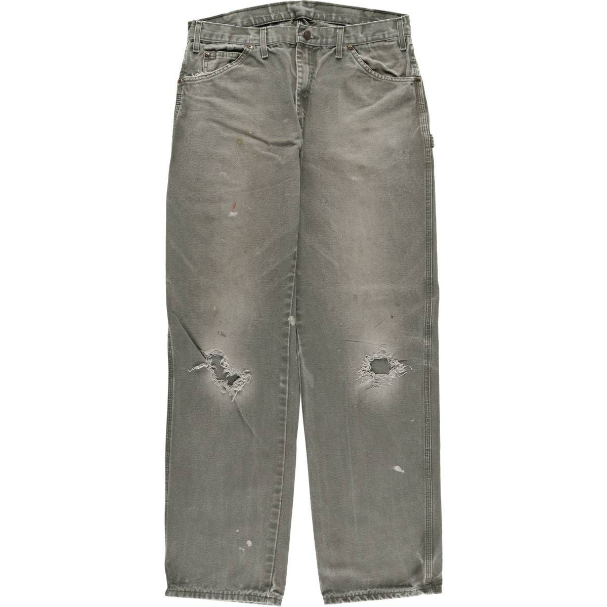 古着 ディッキーズ Dickies ペイント ダブルニー ダックペインター