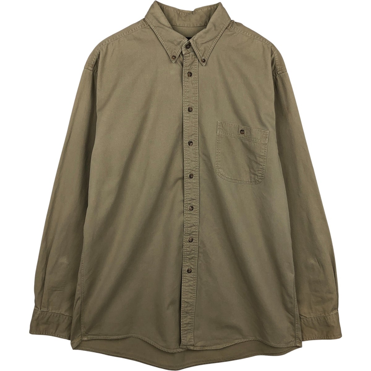 古着 80～90年代 エディーバウアー Eddie Bauer 黒タグ 長袖 デニム