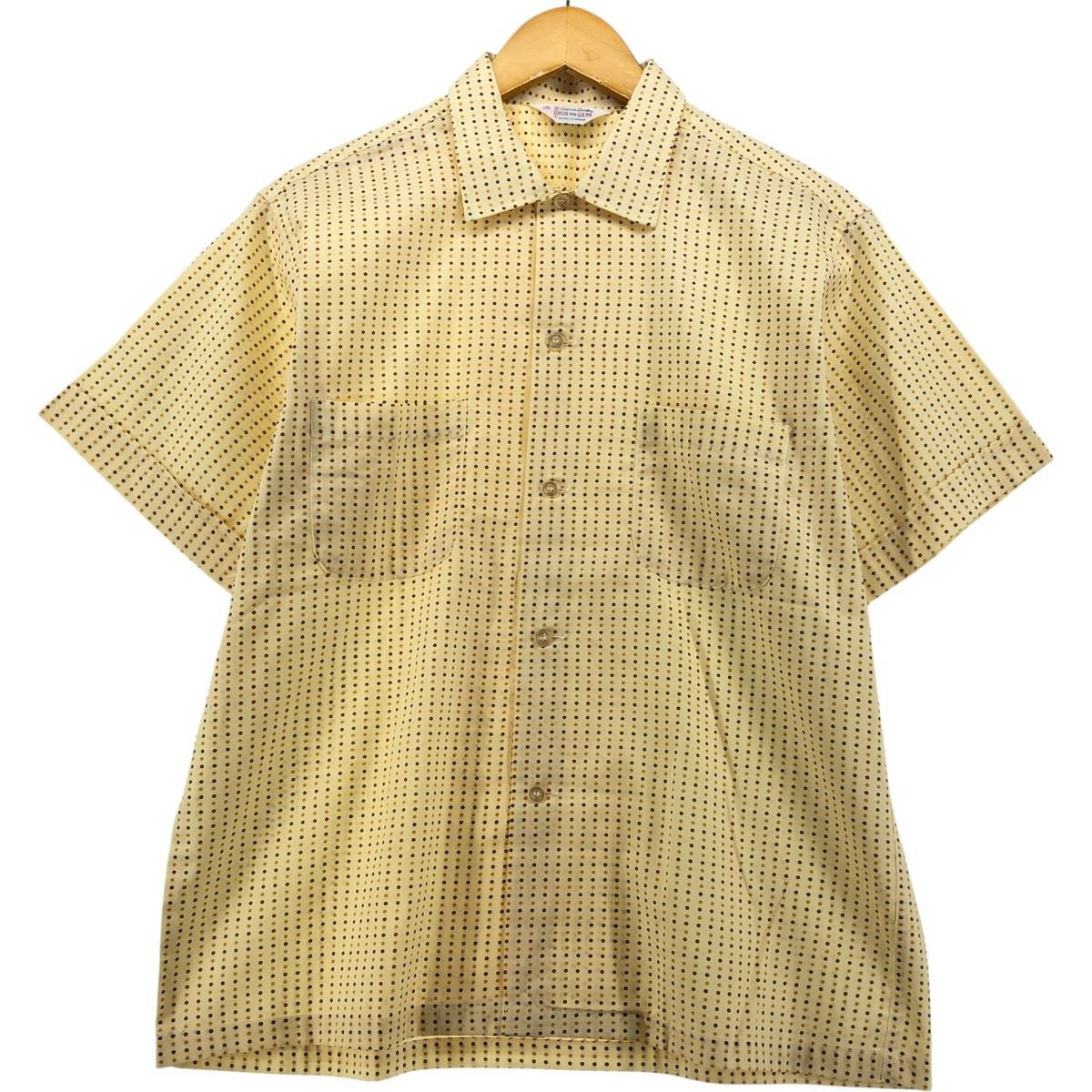 専用 vintage  70年代ヴィンテージ hookedvintage シャツ 60年代〜70年代 Newport 長袖 花 総柄シャツ メンズM相当 15REG 古着