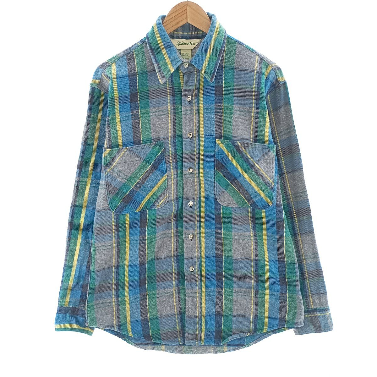 古着 90年代 セントジョンズベイ ST JOHNS BAY ネイティブ柄 コットン