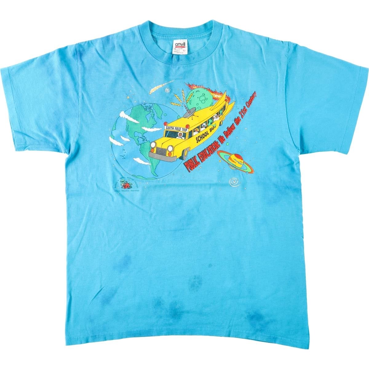 古着 70～80年代 アンビル Anvil プリントTシャツ USA製 メンズM相当