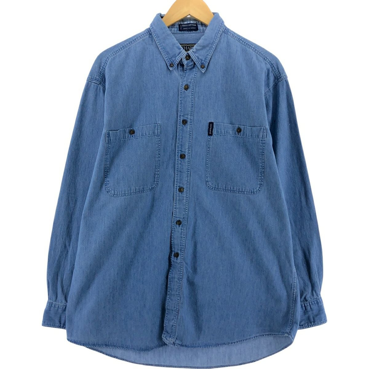 古着 90年代 ラルフローレン Ralph Lauren CHAPS チャップス 長袖