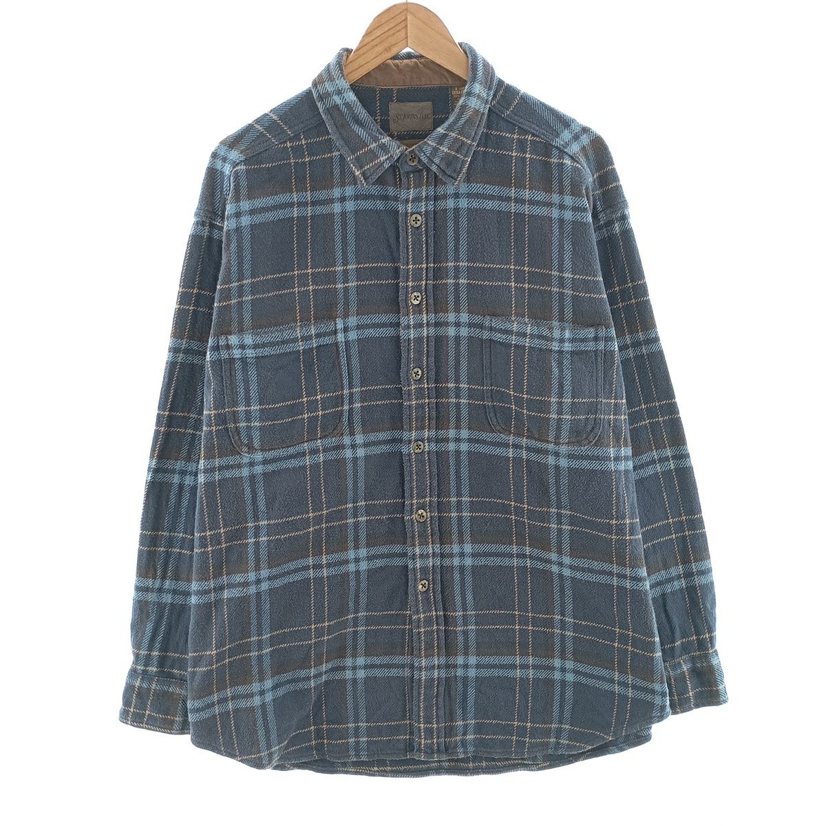 古着 セントジョンズベイ ST. JOHNS BAY オンブレチェック 長袖