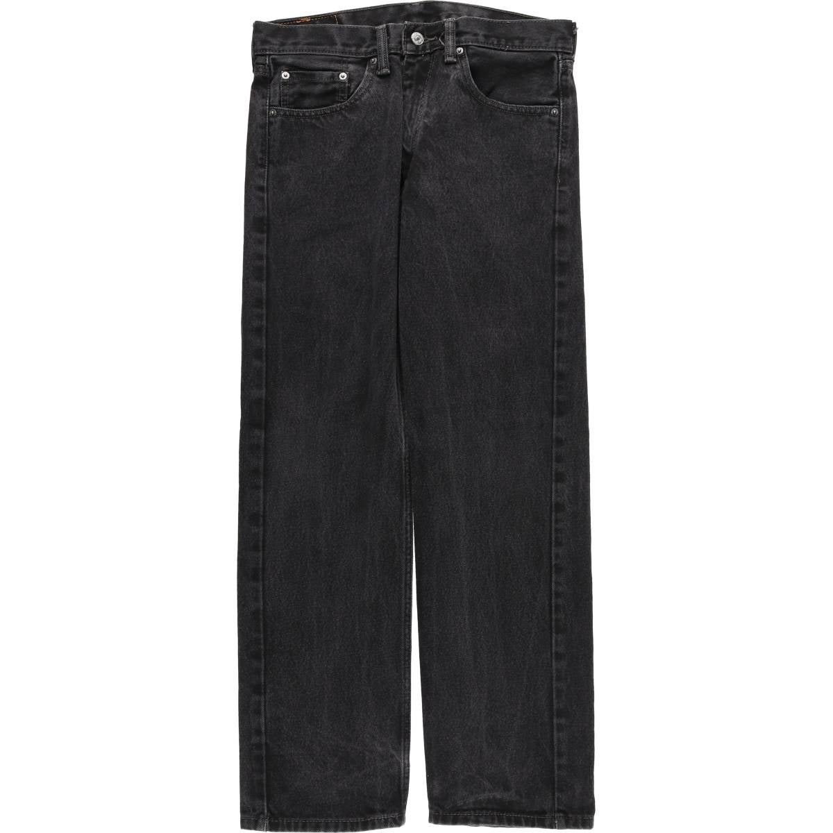 古着 リーバイス Levi's 505 ブラックデニム テーパードデニムパンツ メンズw32相当/eaa459342 古着 リーバイス Levis 505 ブラックデニム テーパードデニムパンツ