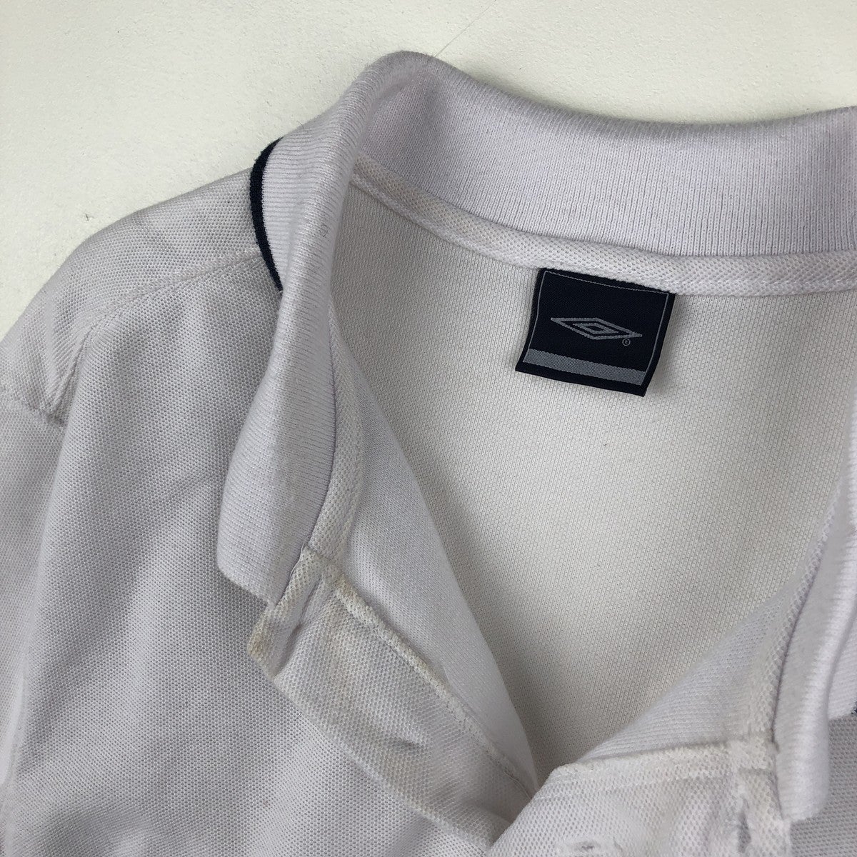 古着 90～00年代 アンブロ UMBRO 半袖 ポロシャツ メンズL相当