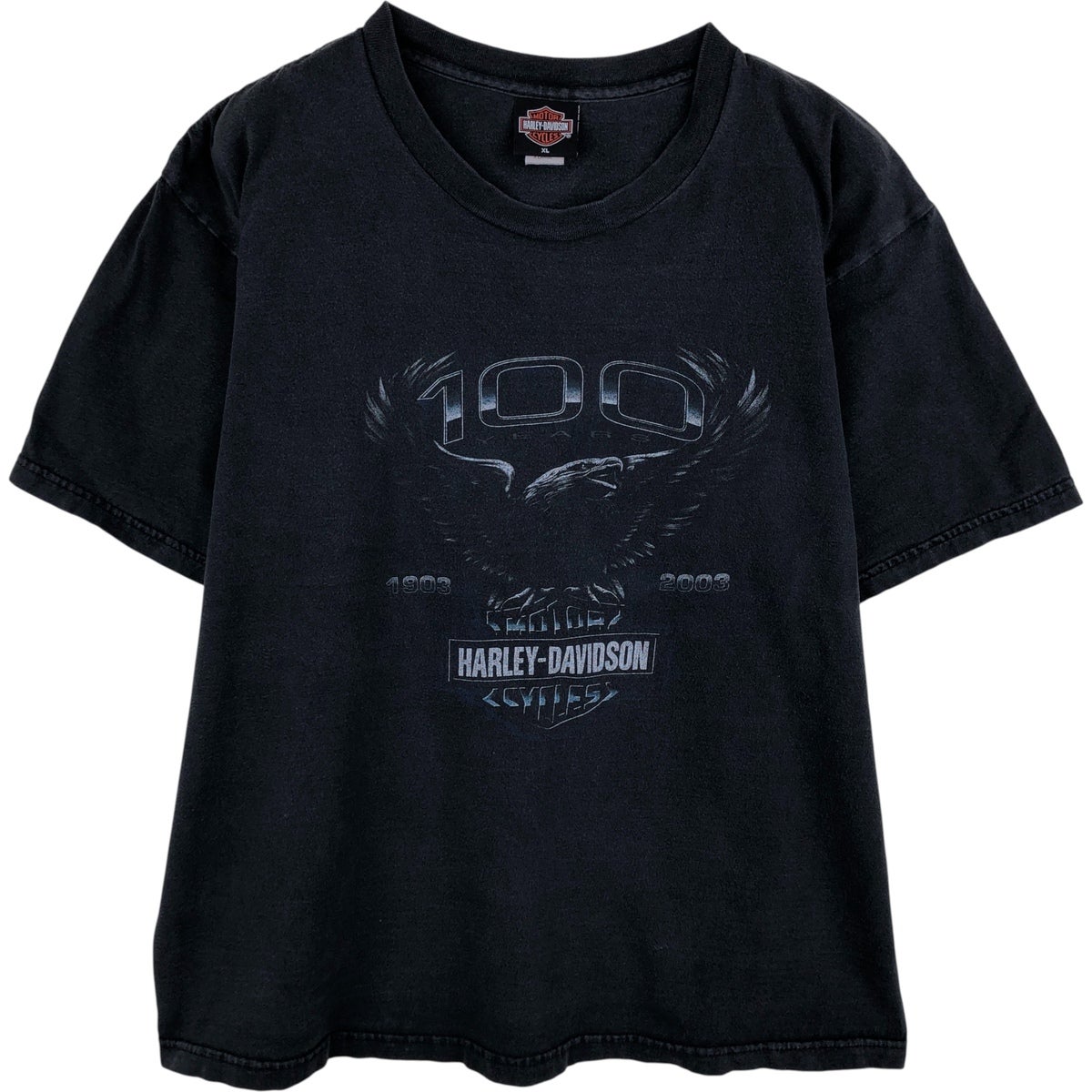 古着 ハーレーダビッドソン Harley-Davidson 鷲柄 イーグル柄 半袖