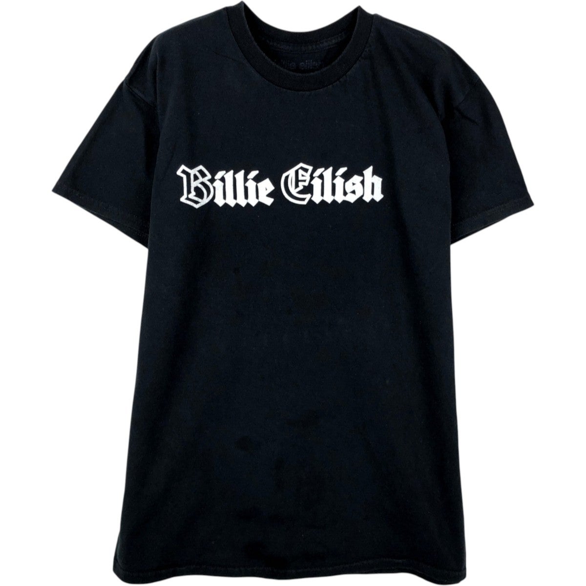 ビリーアイリッシュ Tシャツ バンドT ライブT ツアーT 古着 黒 21752 古着 BILLIE EILISH ビリーアイリッシュ バンドTシャツ バンT メンズM
