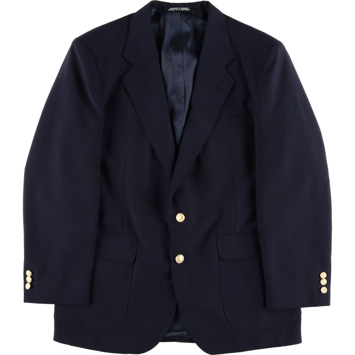 古着 Oxford 紺ブレザー テーラードジャケット メンズM相当