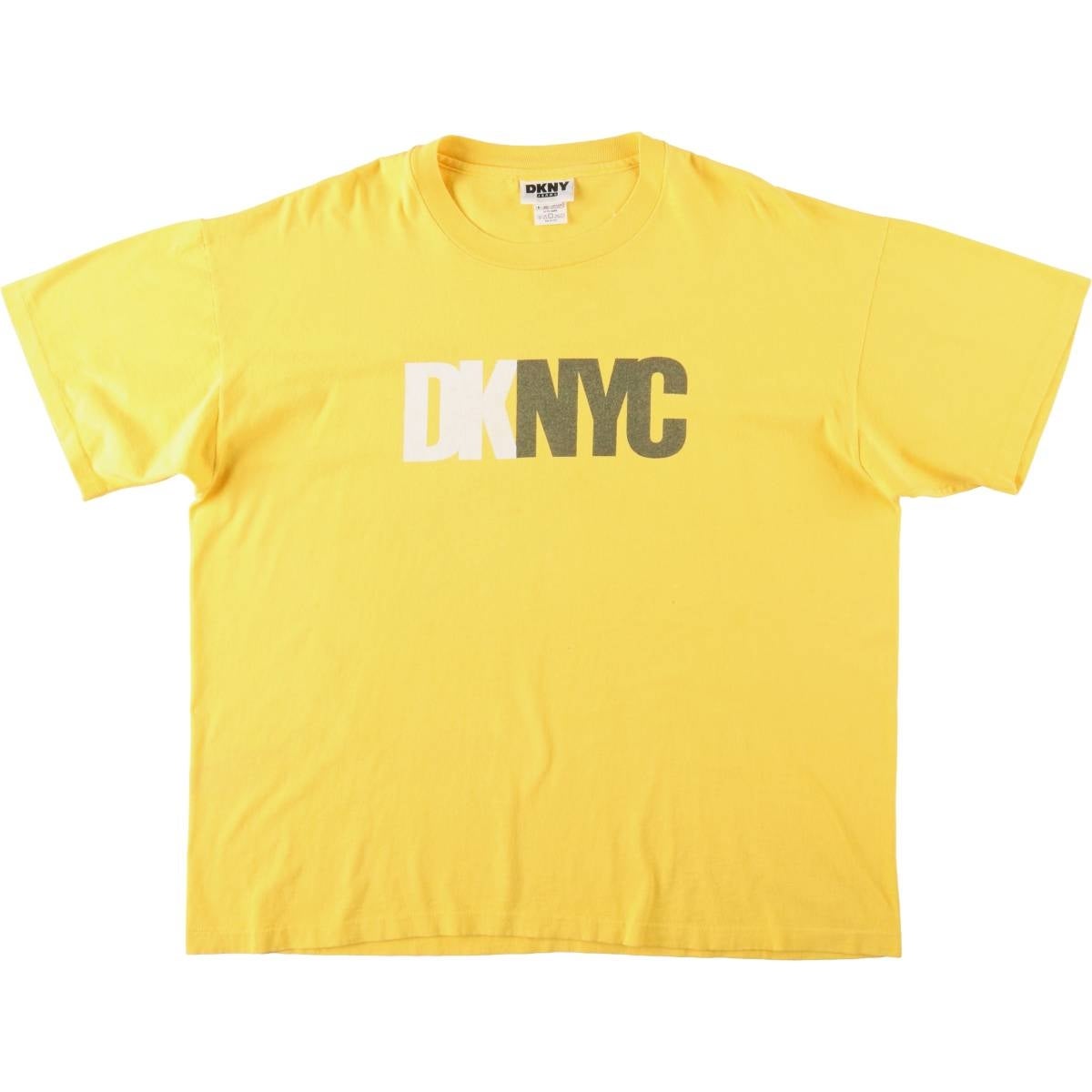 古着 90年代 ダナキャランニューヨーク DKNY JEANS 半袖 ロゴTシャツ