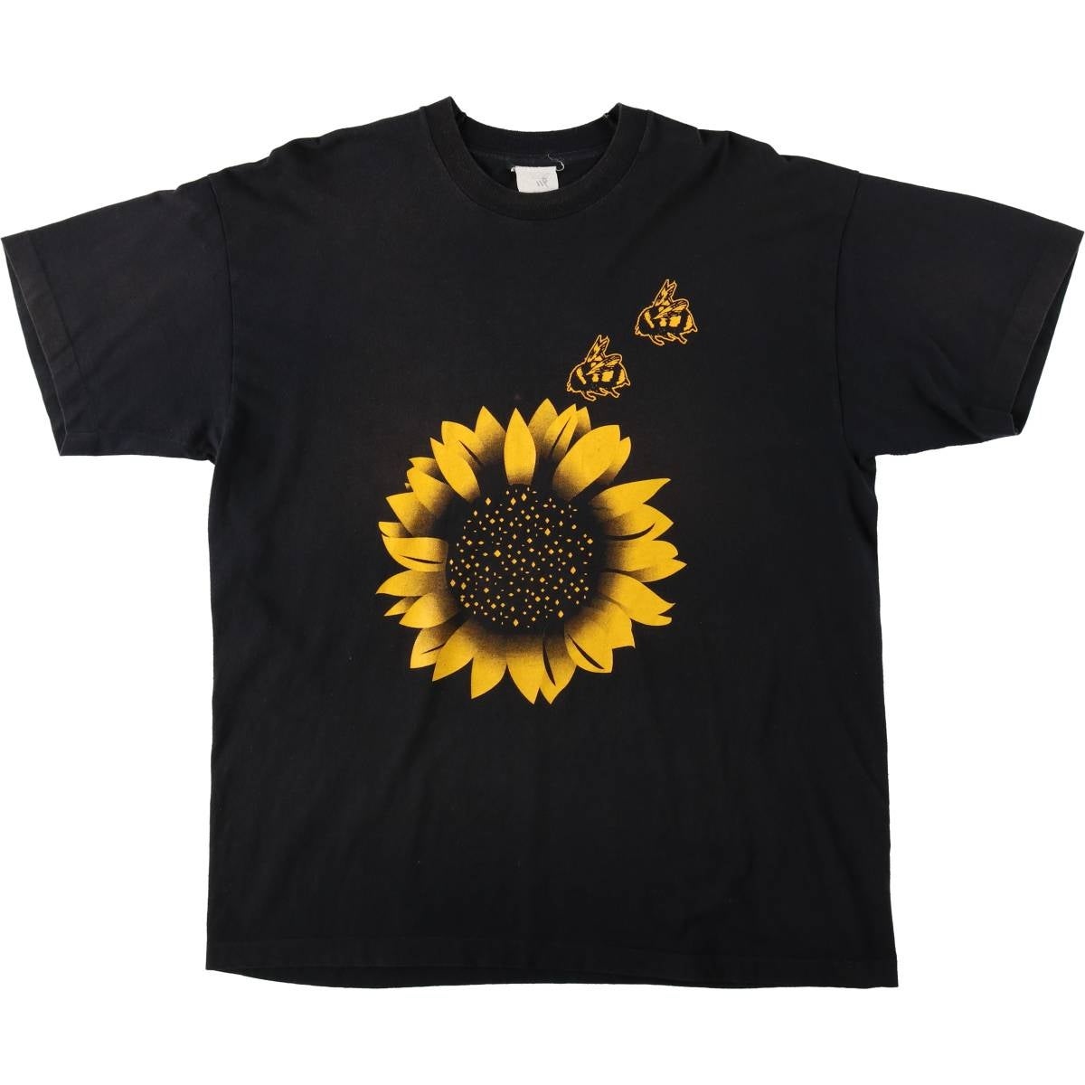 古着 90年代 ひまわり柄 アートTシャツ メンズL相当 ヴィンテージ