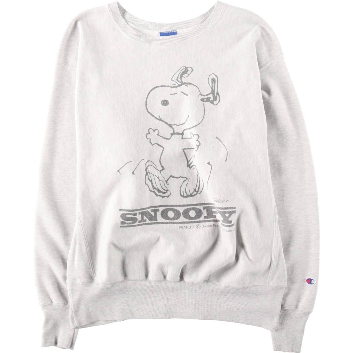 Champion Snoopy トレーナー Mサイズ　中古　チャンピオン 古着 00年代～ チャンピオン Champion REVERSE WEAVE リバースウィーブ